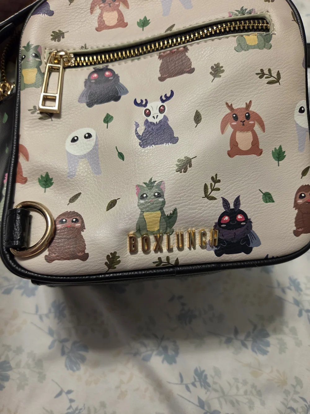RARE!!!  Chibi Cryptids Allover Print Crossbody Bag - BoxLunch Exclusive